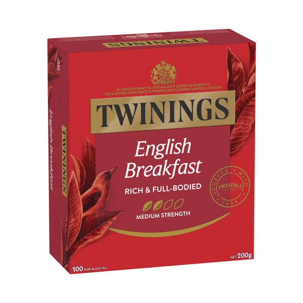 Twinings English Breakfast Tea Bags 100 pack