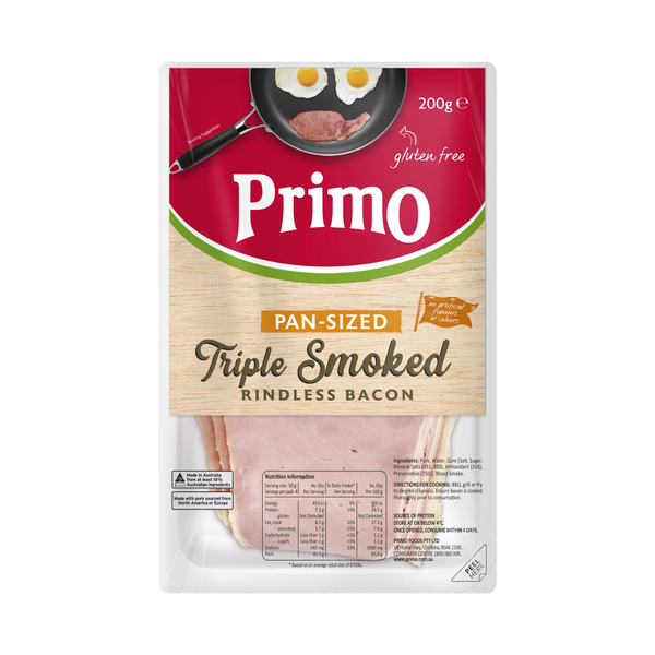 Buy Primo Triple Smoked Pansize Bacon G Coles