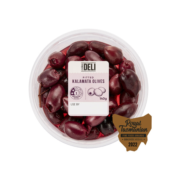 Coles Deli Express Giant Pitted Kalamata Olives | 140g
