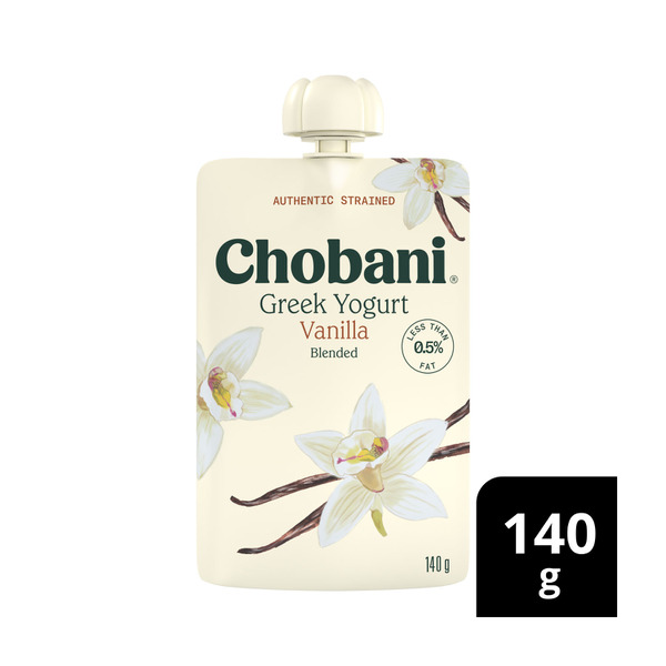 Chobani Greek Yogurt Pouch Vanilla