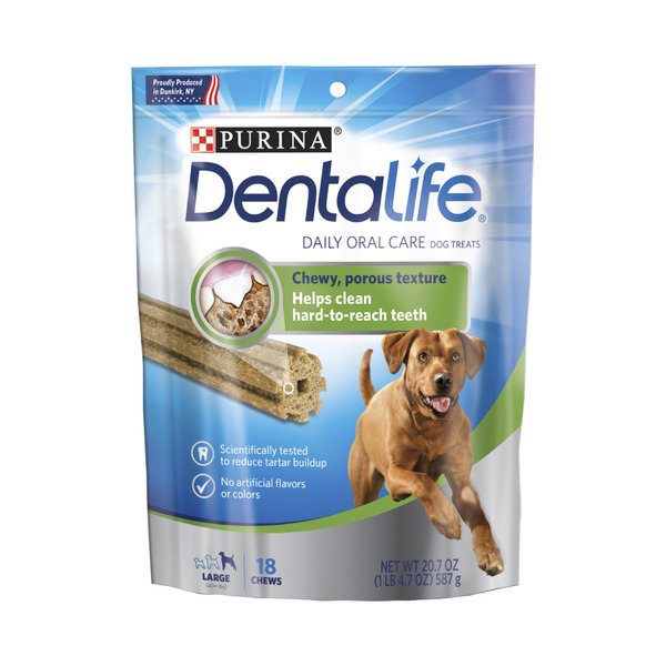 Purina Dentalife Dog Treat Chews Large | 18 pack
