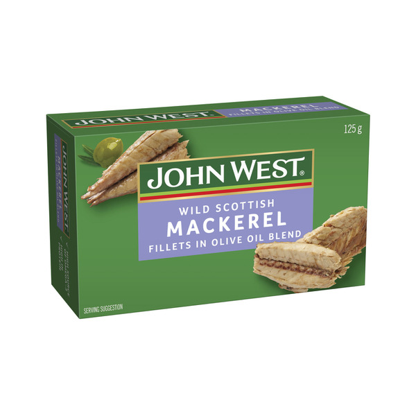 John West Wild Scottish Mackerel Fillets In Olive Oil Blend