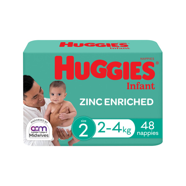 Huggies Infant Nappies Size 2 (4-8kg)