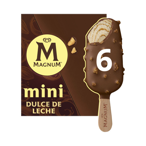 Calories in Magnum Ice Cream Mini Dulce De Leche 6Pack