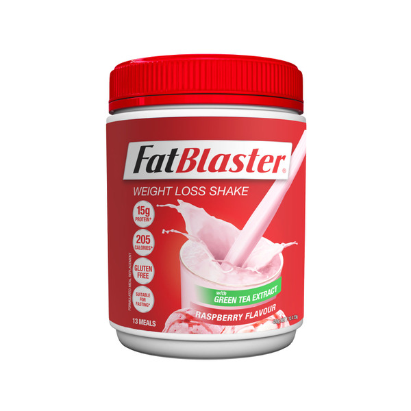 Naturopathica Fat Blaster 30% Less Sugar Raspberry Ripple Shake