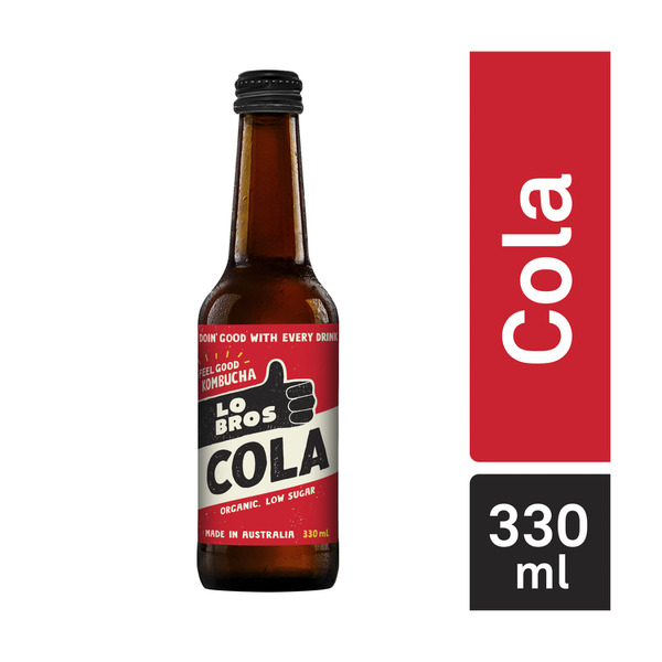 Calories in Lo Bros Organic Kombucha Living Cola