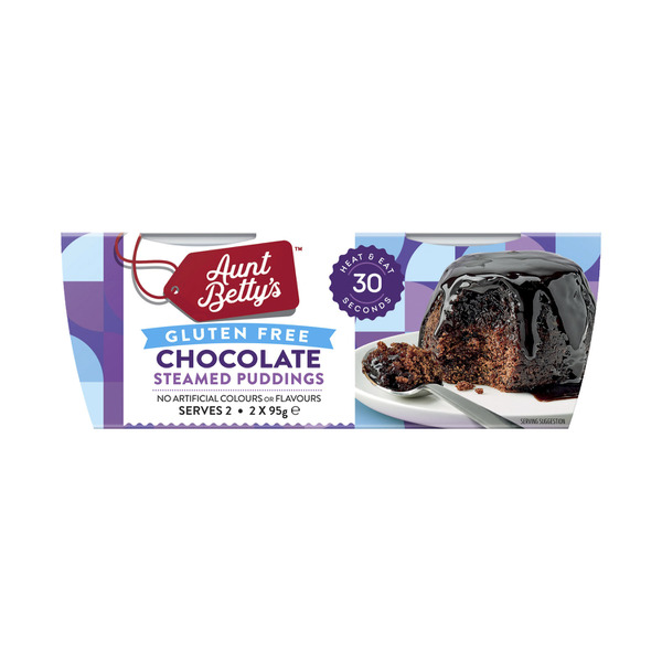 Aunt Betty's Gluten Free Chocolate Pudding 2 Pieces