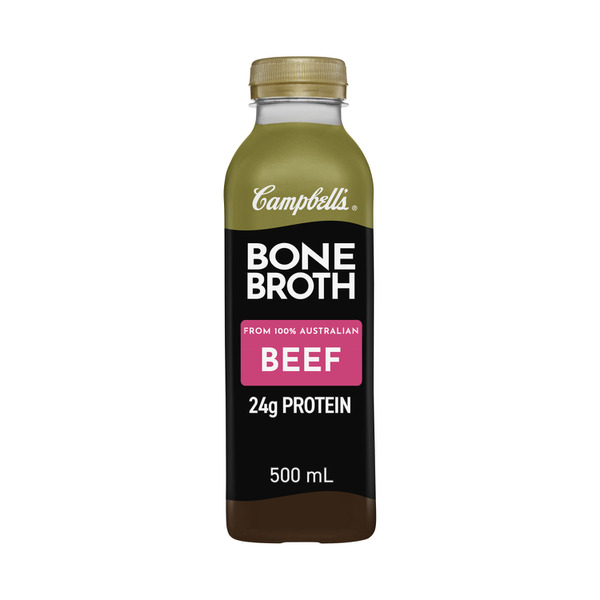 Buy Campbell's Bone Broth Beef 500mL Coles