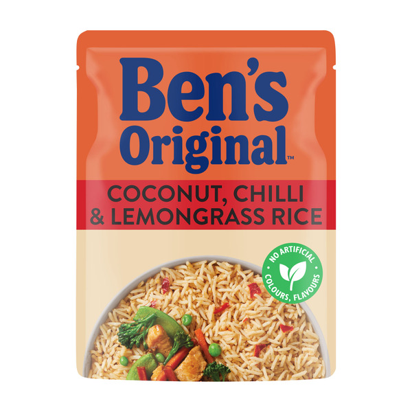 Ben's Original Coconut Chilli & Lemongrass Rice Pouch