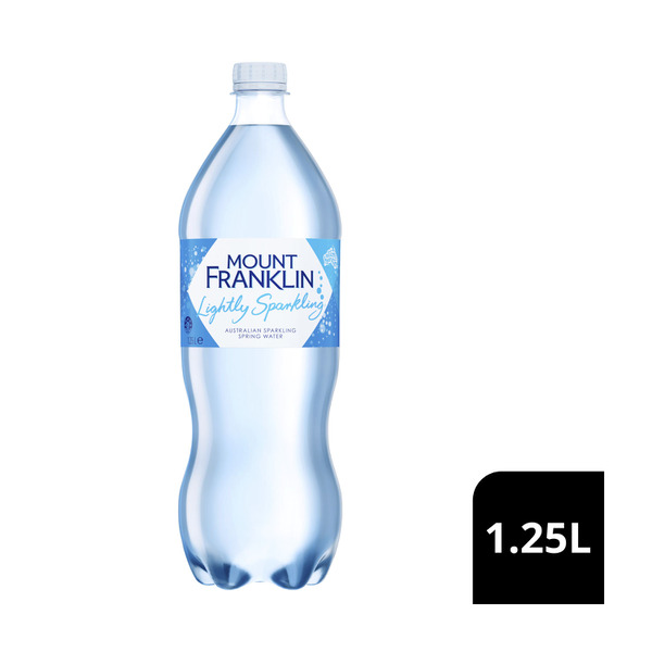 Mount Franklin Lightly Sparkling Water Natural