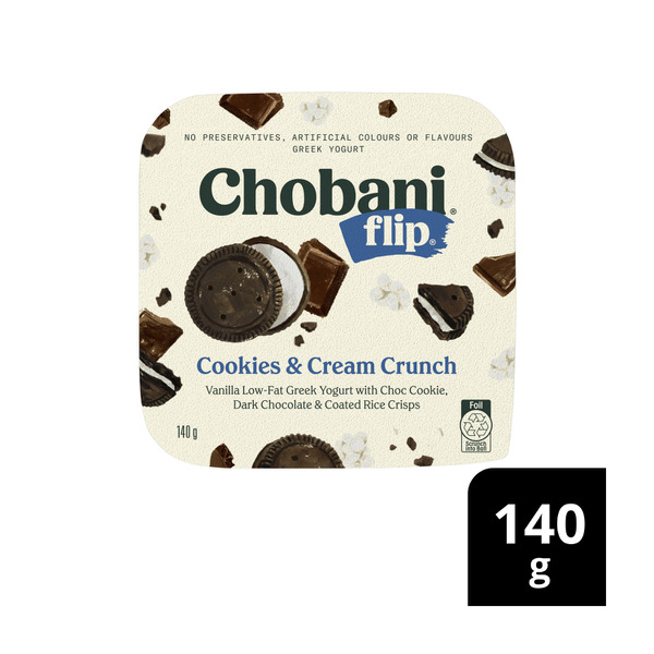 Chobani Flip Cookies & Cream Crunch Yoghurt