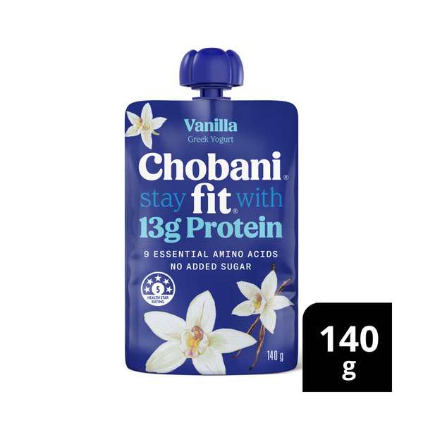 Chobani Fit High Protein Yogurt Pouch Vanilla