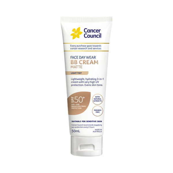Cancer Council Bb Cream Face Day Wear Light
