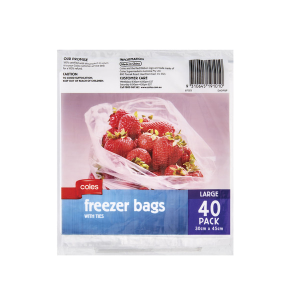 Armada Freezer Bags Large 40 Pack