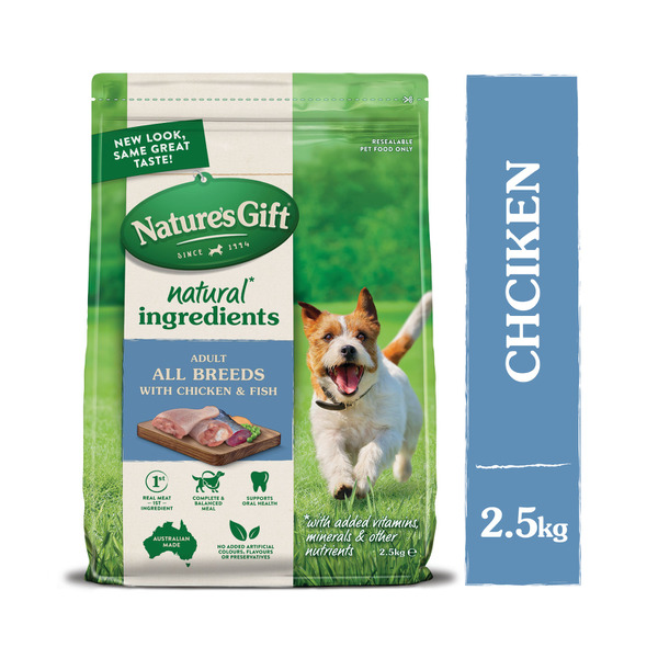 Nature's Gift Adult All Breeds Dry Dog Food With Chicken & Fish