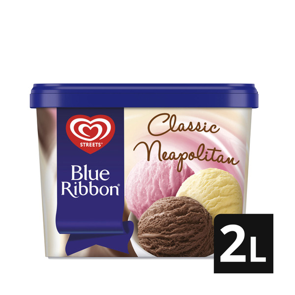 Buy Streets Blue Ribbon Neapolitan Ice Cream Tub 2L