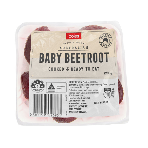 Coles Baby Beetroot Prepacked | 250g