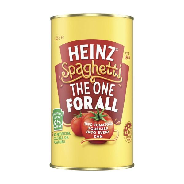 Buy Heinz Spaghetti in Tomato Sauce Pasta 535g | Coles