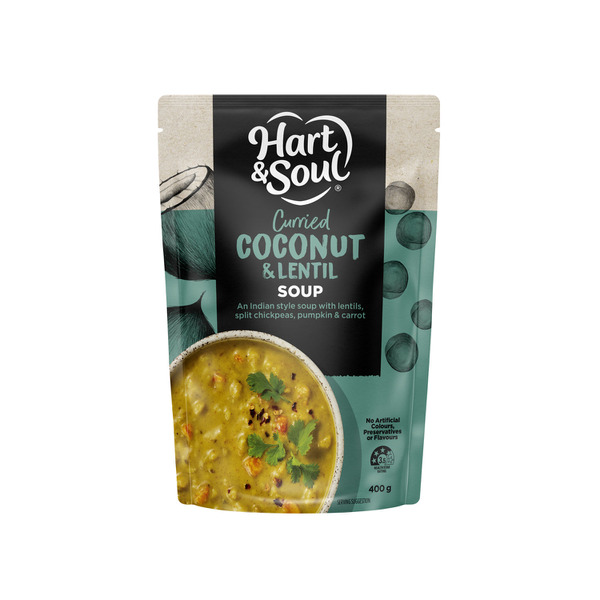 Calories in Coles Pouch Soup Coconut Lentil calcount