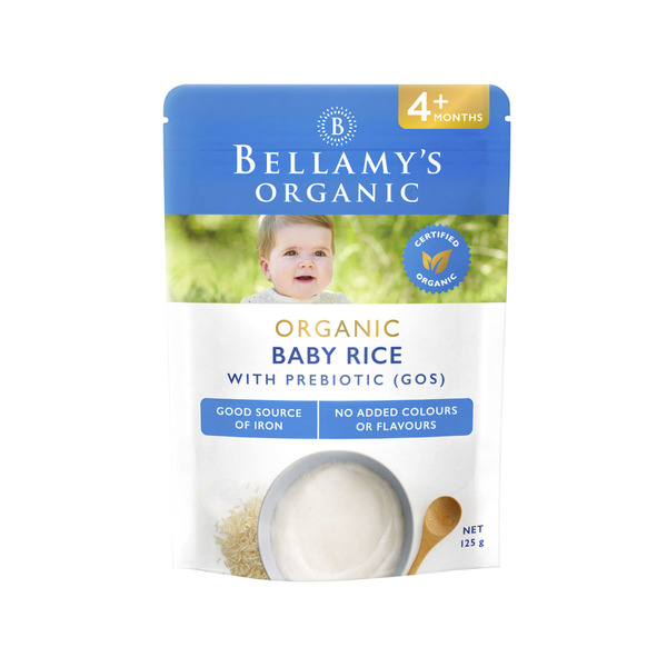 Bellamy baby hot sale rice 6