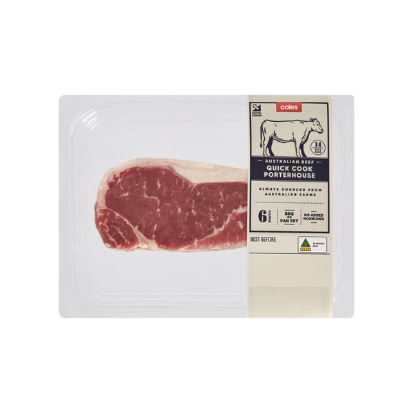 Coles Beef Quick VSP Porterhouse Steak | 180g