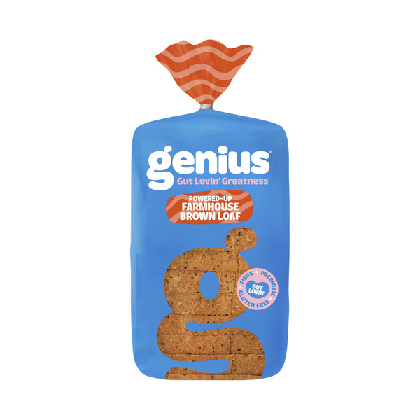 Genius Gluten Free Farmhouse Soft Brown Bread Loaf | 535g