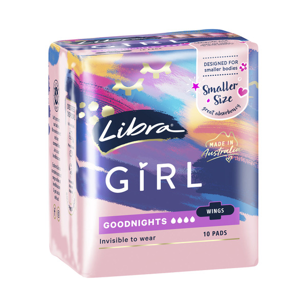 Libra Girl Goodnight Pads With Wings