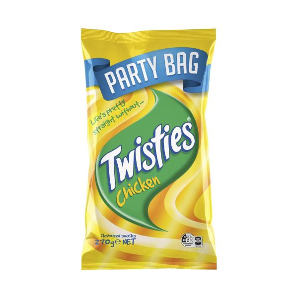 Buy Smith's Twisties Snacks Party Bag Share Pack Chicken Cheese 270g ...