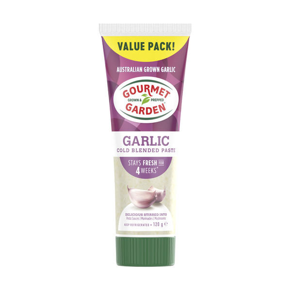 Gourmet Garden Garlic Cold Blended Paste Tube 120g | Ally's Basket