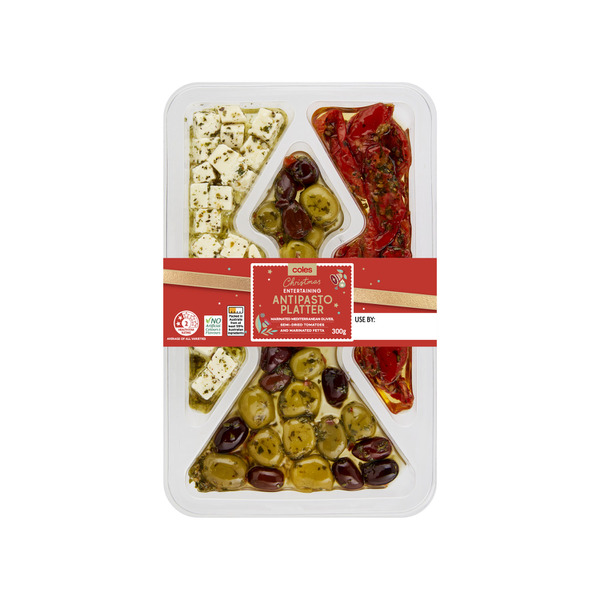 Coles Deli Express Christmas Antipasto Platter