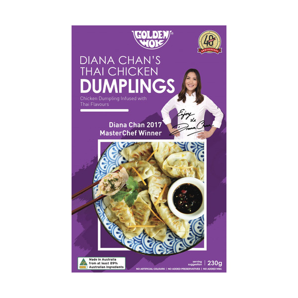 Golden Wok Frozen Diana Chan's Thai Chicken Dumplings