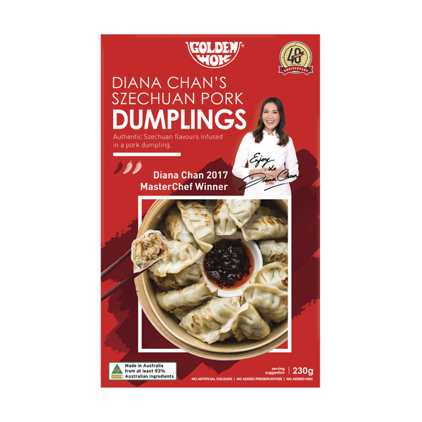 Golden Wok Frozen Diana Chan's Szechuan Pork Dumplings