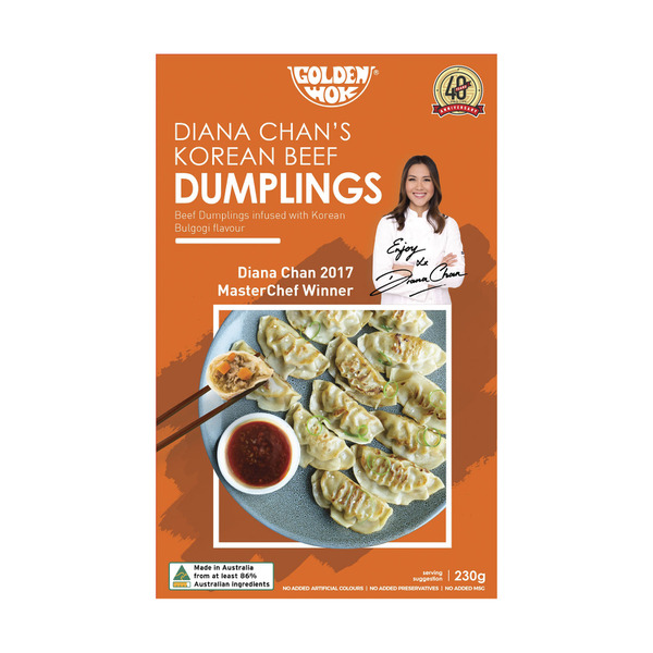 Golden Wok Frozen Diana Chan's Korean Beef Dumplings