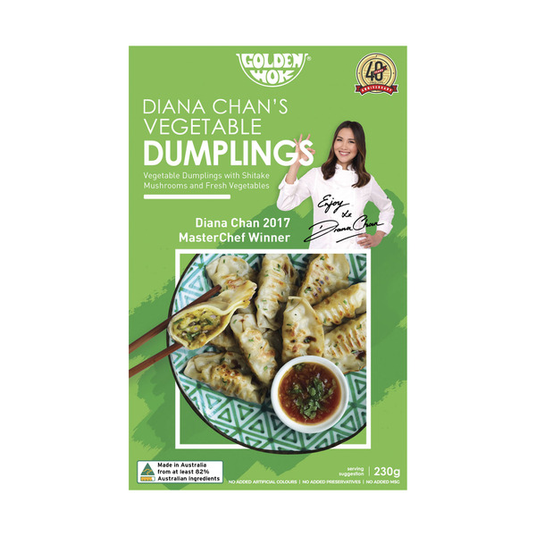 Golden Wok Frozen Diana Chan's Vegetable Dumplings