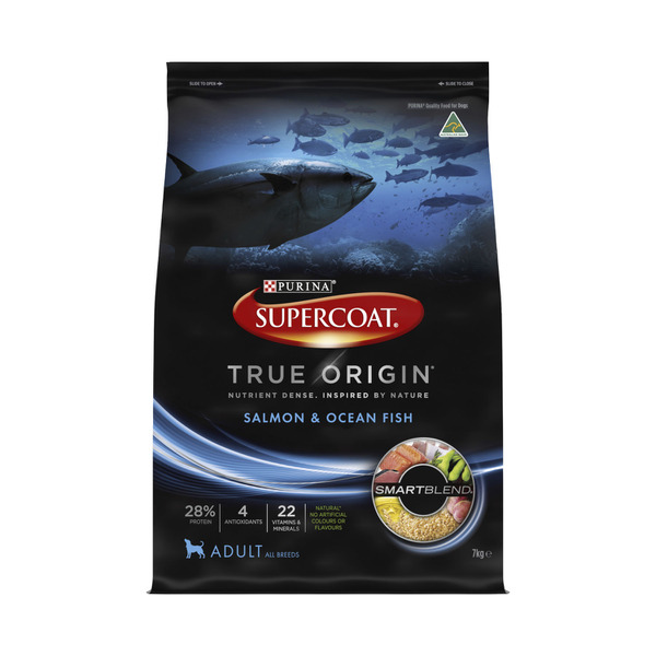 Supercoat True Origin Salmon & Ocean Fish Adult Dry Dog Food | 7kg
