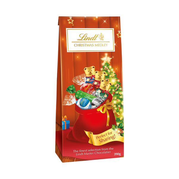 Lindt Christmas Collection Chocolate Pouch Bag