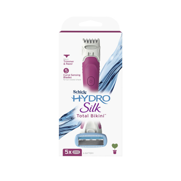 Schick Hydro Silk Trimstyle Pink Kit + 5 Refills