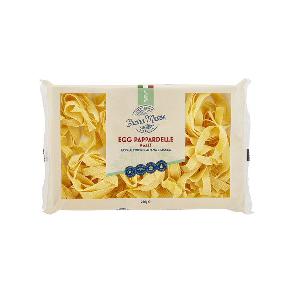 Calories in Cucina Matese Egg Pappardelle Classica Italian Pasta No.123