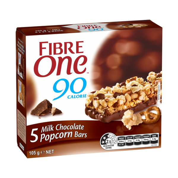 Fibre One Milk Chocolate Popcorn Bars