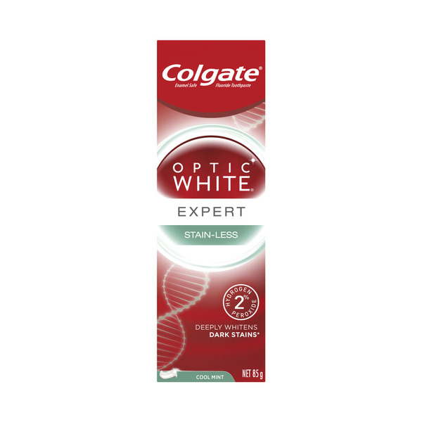 Colgate Optic White Expert Stain-Less Teeth Whitening Toothpaste With 2% Hydrogen Peroxide