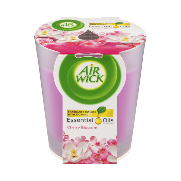 Air Wick Essential Oils Cherry Blossom Candle