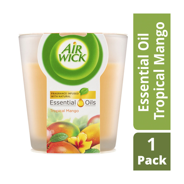 Air Wick Essential Oils Tropical Mango Candle