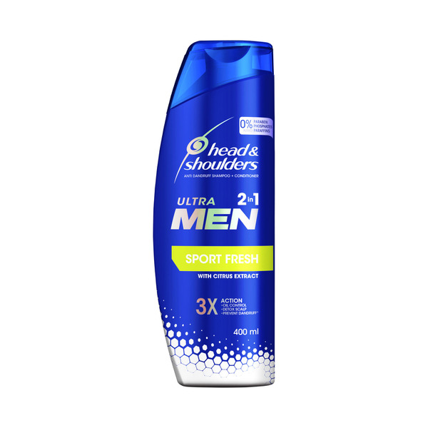 Head & Shoulders Ultra Men 2 In1 Sports Fresh Anti-Dandruff Shampoo + Conditioner