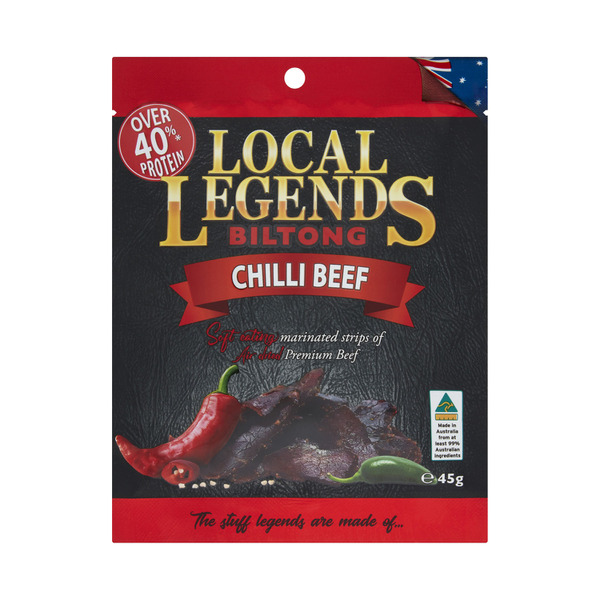 Legends Biltong Chilli Beef