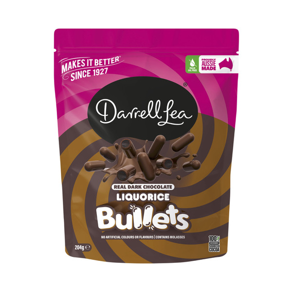 Dark Chocolate Liquorice Bullets