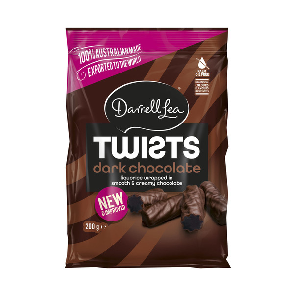 Twists Dark Chocolate Liquorice