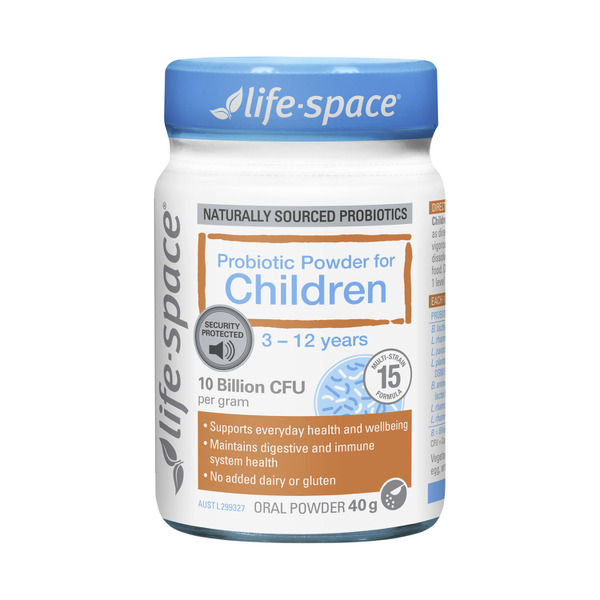 Buy Life Space Probiotic Powder For Children 40g Coles