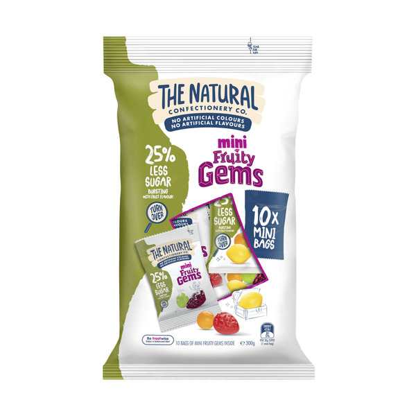 Buy The Natural Confectionery Co. Reduced Sugar Mini Fruity Gems ...