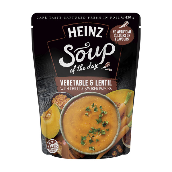 Heinz Vegetable & Lentil With Chilli & Smoked Paprika Soup Of the Day | 430g