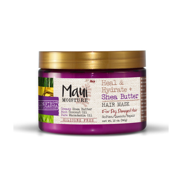Maui Moisture Heal & Hydrate + Shea Butter Hair Mask For Dry & Damaged Hair